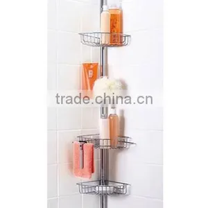 Bathroom Tension Corner Pole Caddy thumbnail-1