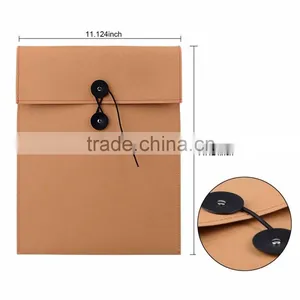 2016 New Arrival !!! Fashional PU Mini/ultra-thin Envelope File Cover Sleeve for Macbook Air Retin thumbnail-5