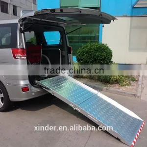 BMWR-2 Aluminum Folding Wheelchair Ramp for Van 350 Loading thumbnail-2