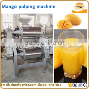 Stainless Steel Mango Pulper ,mango Juice Extractor Machine / Tropical Fruit Pulping Machine thumbnail-1