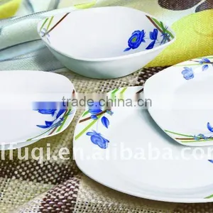 19pcs Colorful Porcelain Dinnerware Sets thumbnail-1