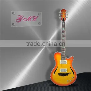 Factory Production Mahogany Jazz Guitar Best Price thumbnail-1