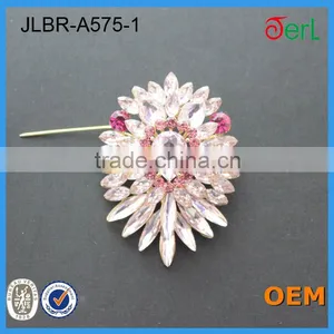 Lovely Large Crystal Brooch for Garment Accessories thumbnail-2
