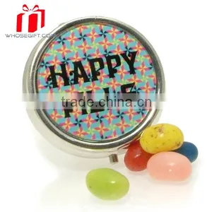 Metal Pill Case/ Pillcase With Jewel, High Quality Cute Pill Case thumbnail-3