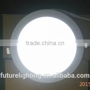 Indoor Aluminum Housing Flat Panel Lighting , Dia 160x14mm Embedded Installation 10W Round Led Panel Light thumbnail-3