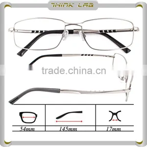 Fashion Gentleman Glasses Frame Metal Eyewear Frame Optical Lens thumbnail-1