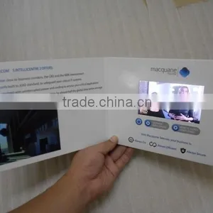 2016 Hot Selling 4.3inch Invitation Video Brochure Lcd Video Screen Brochure for Gifts thumbnail-6