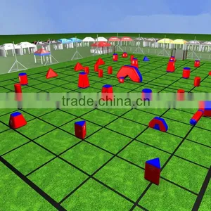 Outdoor Paintball Arena Bunker thumbnail-1