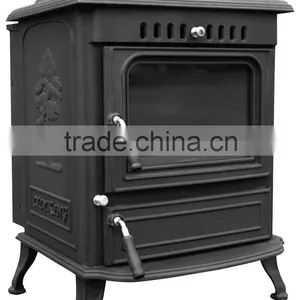 Cheap Cast Rion Wood Burning Freestanding Heat Stove for Sale thumbnail-3