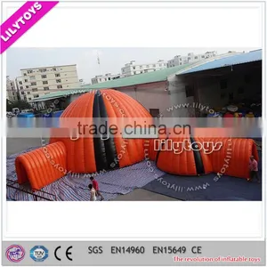 Orange Giant Inflatable Dome Tent, Customized Inflatable Tent thumbnail-1