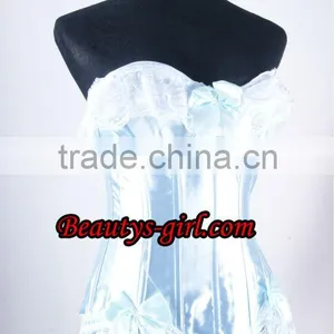 Hotsale Fashion Woman Sexy Lovely Blue Princess Corset For Party thumbnail-1