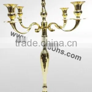 Gold Plated Candelabra and Centerpieces for Wedding Manufactured by Royal De Wajidsons in India thumbnail-3
