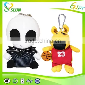 Funny Emoji Plush Keychain Keyring Toy for Kids With Factory Price thumbnail-5