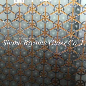 Decorative Ice Cream and Acid Etched Glass thumbnail-3