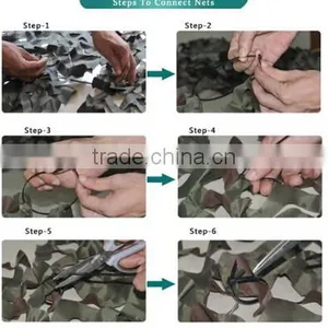 Military Camouflage Netting Fire Retardent Camo Net thumbnail-4