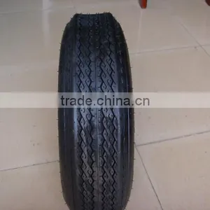 4.80-12 Trailer Tire Wheel Tipping Boat Road Tractor Tire Wheel Lawn Garden go Kart Atv thumbnail-2
