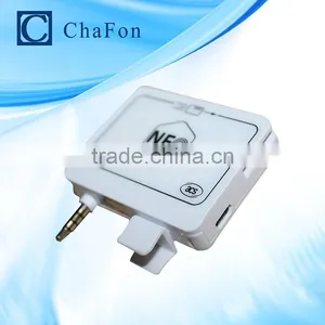 3.5mm Audio Jack Encrypted 13.56MHz RFID NFC Smart Card Reader Supports ISO 14443 Type A and B Cards thumbnail-3