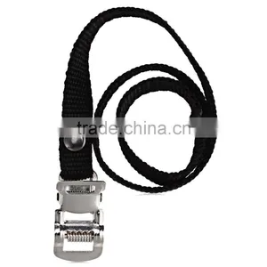 1 Pair Cycling Bike Bicycle Anti-slip Nylon Pedal Toe Clip Strap Belt Fixed Gear Bearings Bicycle Pedals Accessories thumbnail-2