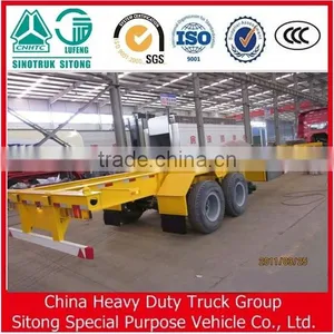 High Quality 2 Axles 40ft Skeleton Container Chassis Truck Trailer in China for Sale thumbnail-2