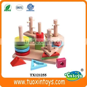 Wholesale Wood Blocks, Wooden Block Toys thumbnail-1