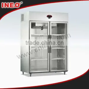 Glass Door Commercial Soft Drink Display Refrigerator/Upright Glass Door Refrigerator/Stainless Steel Glass Door Refrigerator thumbnail-1