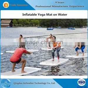 High Quality DWF Inflatable Floating Water Tumble Track Mat for Sale thumbnail-3