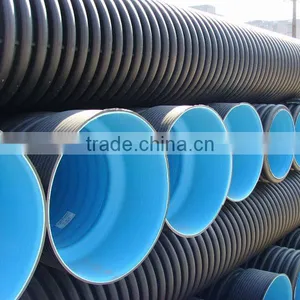 HDPE DWC Underground Drainage System Double Wall Corrugated Drainage Pipe thumbnail-3
