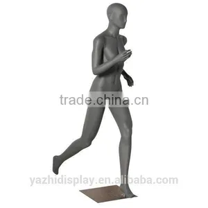 High Quality Grey Female Running Sports Mannequin thumbnail-2