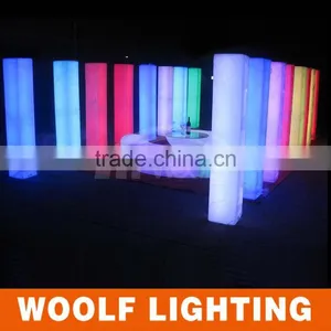 Led Lighted Plastic Columns for Weddings Decoration thumbnail-1