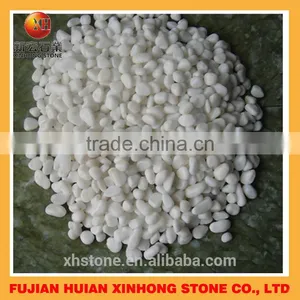 High Quality Garden White Color Marble Pebbles for Wholesale thumbnail-1