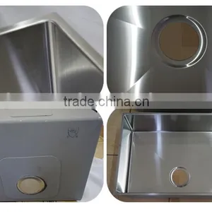 Stainless Steel Kitchen Sink Double Bowl 7447A thumbnail-2