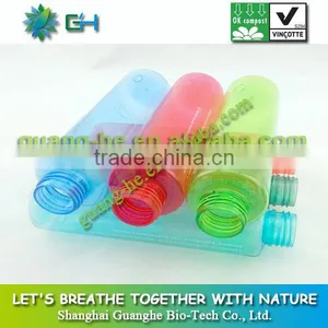 150ml Crystal Colored Plastic PLA Bottle for Cosmetic and Liquor-100%biodegradable thumbnail-1