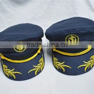 Promotional White Captain Hats In YiWu thumbnail-1