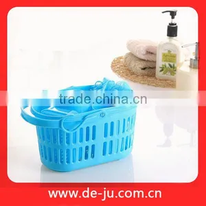 Blue Pink White PP Basket Bathroom Accessories Names thumbnail-1