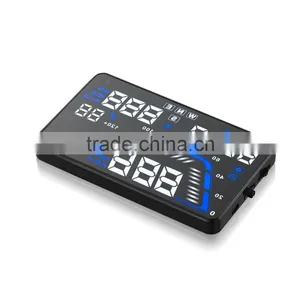 5.5'' GPS Universal Car HUD Head Up Display Car Alarm System Speed Warning With Campass thumbnail-5