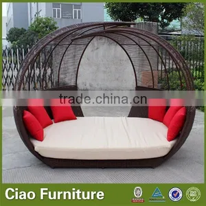2017 New Design KD Outdoor Furniture Sunbed With Wings thumbnail-1