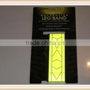 Reflective Snap Slap Running Band Yellow Jogging Run Brand New thumbnail-1