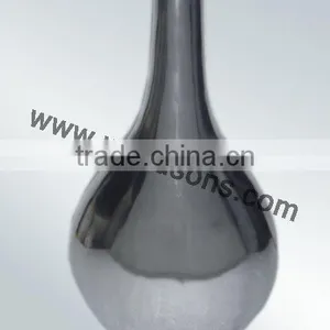 Cheap Metal Flower Clear Round Vase thumbnail-4