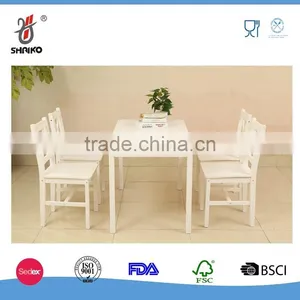 Specialties 5-Piece Dining Set With 4 Side Chairs, White thumbnail-5