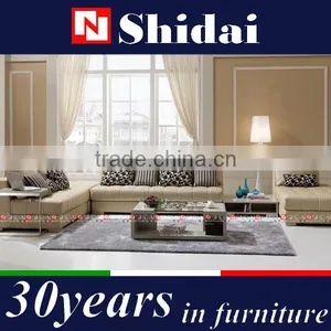 Modern L-shape Sofa, Modern Compact Sofa, Modern Square Sofa G167-RE thumbnail-1