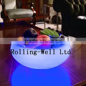 Rechargeable Led Glowing Plate/ Night Club Led Fruit Plate, Dishes Decorative thumbnail-3