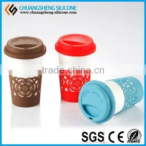 Economic Silicone Bowl Cover,coffee Cup Set With Heat Protection Material thumbnail-1