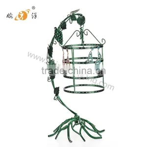Metal Display Stand for Jewelry With a Birdcage for Earrings thumbnail-1