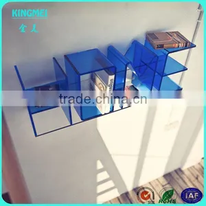 Custom Best Quality Clear Acrylic Plexiglass Bookshelf thumbnail-3