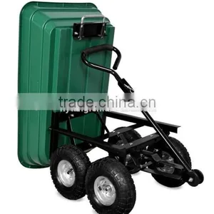 Folding Plastic Tray Garden Dump Tool Cart TC4253 thumbnail-2