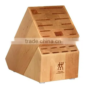 Regular 20- Slots Solid Pine Wood Knife Block, Stand, Holder thumbnail-1