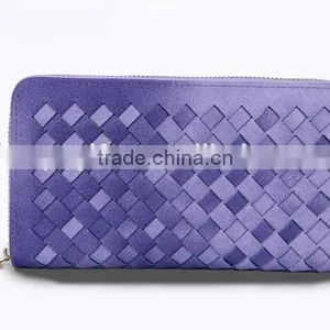 2015 Fashion New Design Woman Wallet Knit Lines Lady Wallet/Purse Women thumbnail-3
