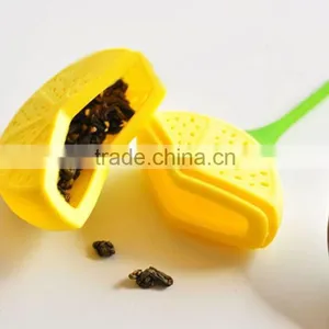 Beauty Drinker Teapot Teacup Herb Tea Strainer Filter Infuser Bag Lemon Silicone thumbnail-4