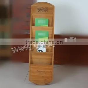 Chinese Folk Art Handmade Bamboo Magazine Racks/magazine Holders thumbnail-1
