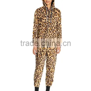Adult Outdoor Onesie Women's Comfy Colorful Cute Cozy Plush Sherpa Fleece Adult Onesie Pajamas With Drop Seat thumbnail-5